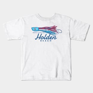 Holden Beach, North Carolina Patriotic Lure Kids T-Shirt